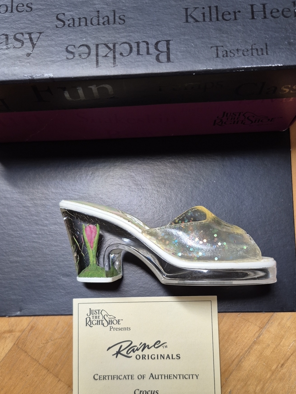 Just The Right Shoe® Crocus #25081 by Raine | Miniature Collectible Shoe